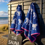 Snow Leopards Organic Cotton Towels
