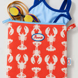 Lobsters Large Toiletry Bag (Coral)