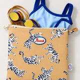 Tigers Large Toiletry Bag (Mustard)