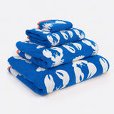 Blue Lobster Organic Cotton Towel Set