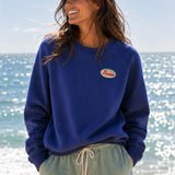 Anorak Organic Cotton Sweatshirt (Blue)
