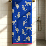 x4 Snow Leopards Organic Cotton Hand Towels