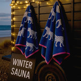 Snow Leopards Organic Cotton Towels