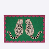 Snow Leopards Coir Doormat
