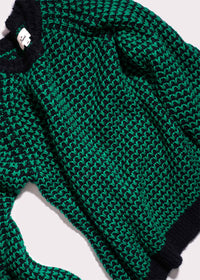 Weave Jumper Blue/Green