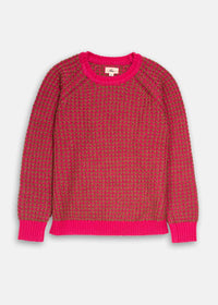 Weave Jumper Pink/Beige