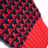 Weave Jumper Coral / Blue
