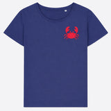 Crab Organic Cotton T-Shirt (Blue)