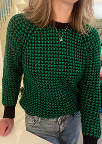 Weave Jumper Blue / Green