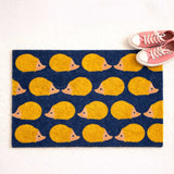 Anorak Kissing Hedgehogs Coir Doormat