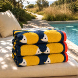 Kissing Hedgehogs Organic Cotton Towels