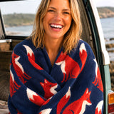 Kissing Foxes Organic Cotton Towels