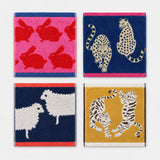 Land Animals Face Cloth Bundle