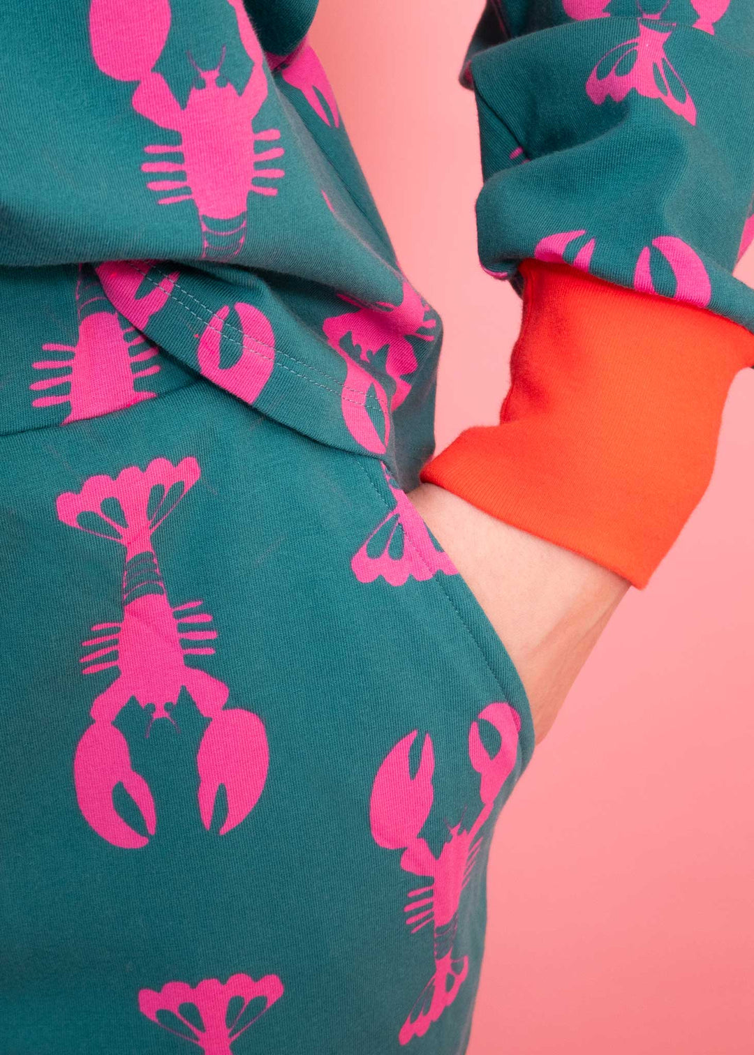 Cotton Lobster PJ Set - Short
