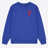 Lobster Organic Cotton Sweatshirt (Blue)