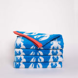 x4 Blue Lobster Organic Cotton Hand Towels