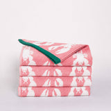x4 Lobsters Organic Cotton Hand Towels (Pink)