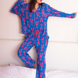 Lobster Ecovero™ PJ Set (Blue/Pink)