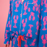 Lobster Ecovero™ PJ Set (Blue/Pink)