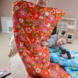 Nostalgic Flower Organic Cotton Sleeping Bag