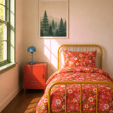 Nostalgic Flower Organic Cotton Bedding