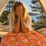 Nostalgic Flower Organic Cotton Sleeping Bag