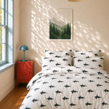 Orca Organic Cotton Bedding (Grey)