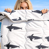 Orca Organic Cotton Sleeping Bag (Grey)