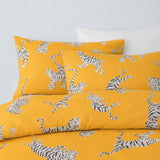 Tigers Organic Cotton Bedding (Mustard)