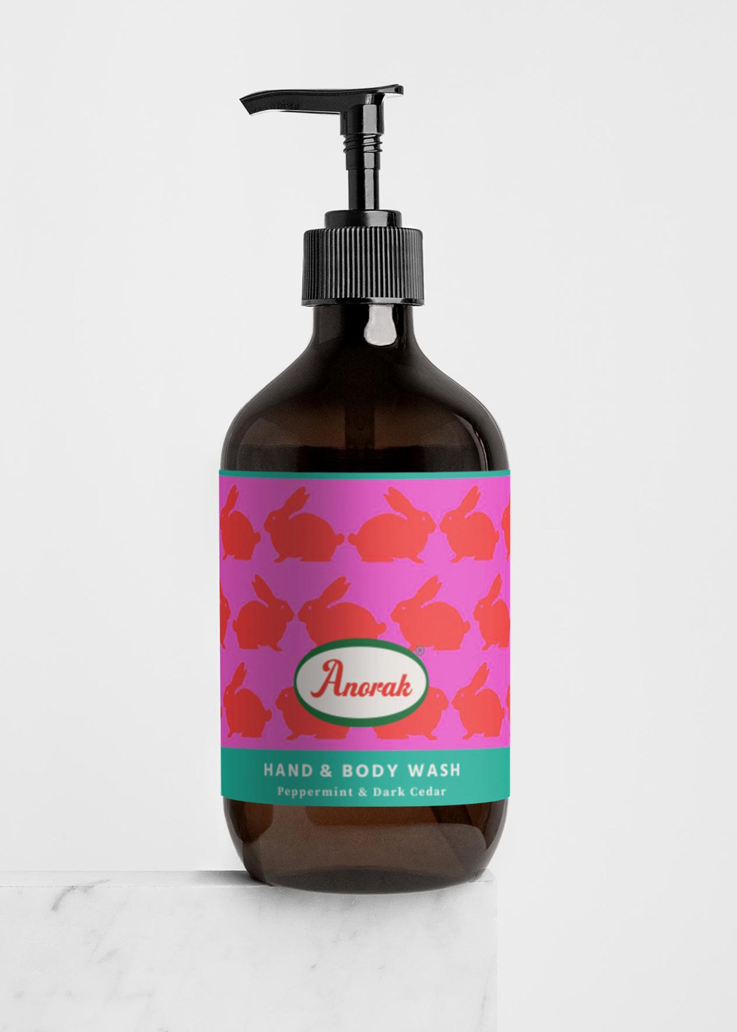 Anorak Kissing Rabbits Hand & Body Wash (490ml)