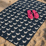Waste-Not Waddling Ducks Picnic Blanket - Slight Second