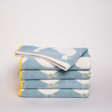 x4 Waddling Ducks Organic Cotton Hand Towels