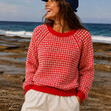Weave Jumper (Red/White)