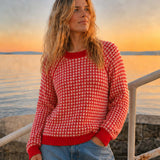 Weave Jumper (Red/White)