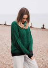 Weave Jumper Blue / Green