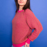 Weave Jumper Pink / Camel